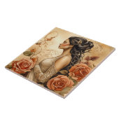 A Beautiful Lady Bathroom Border タイル (側面)