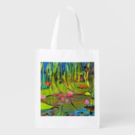  A beautiful lake. エコバッグ