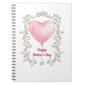 A beautiful notepad for Mother's Day- Pastel pink ノートブック (正面)