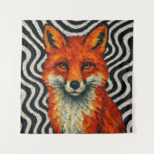 A beautiful red fox  タペストリー (正面)