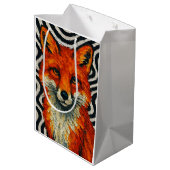 A beautiful red fox ミディアムペーパーバッグ (裏面アングル)