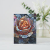 A Beautiful Rose Flower ポストカード (スタンド正面)