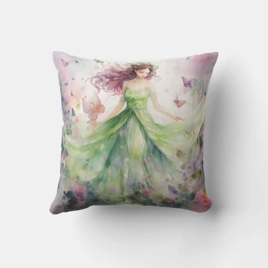 A Beautiful Spring Fairy クッション (裏面)