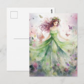 A Beautiful Spring Fairy ポストカード (正面/裏面)