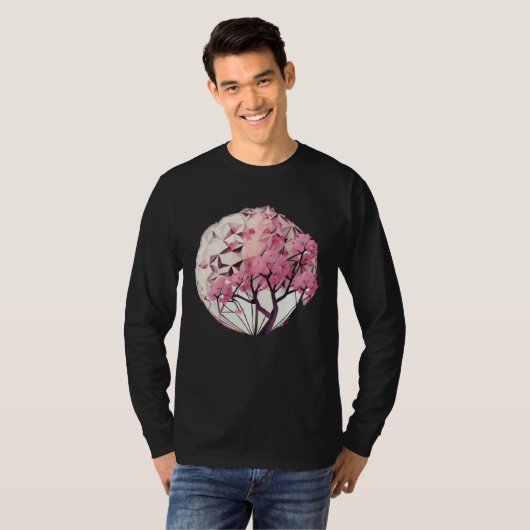 A Beautiful Symbol of Renewal Cherry Blossom Tree  Tシャツ (正面フル)