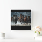 A beautiful wall clock スクエア壁時計 (ホーム)