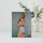 A Beautiful Woman on the beach in 1957  ポストカード (スタンド正面)