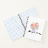 A beautifully designed “Blessed Mama” notebook  ノートブック (内部)