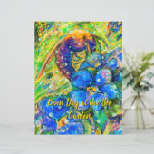 A Bee 忘れ & -me-not-flowers in the Garden (スタンド正面)