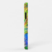 A Bee & Forget-me-not Flowers & Name Case-Mate iPhoneケース (裏面/右)