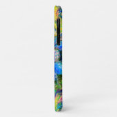 A Bee & Forget-me-not Flowers & Name Case-Mate iPhoneケース (裏面/左)