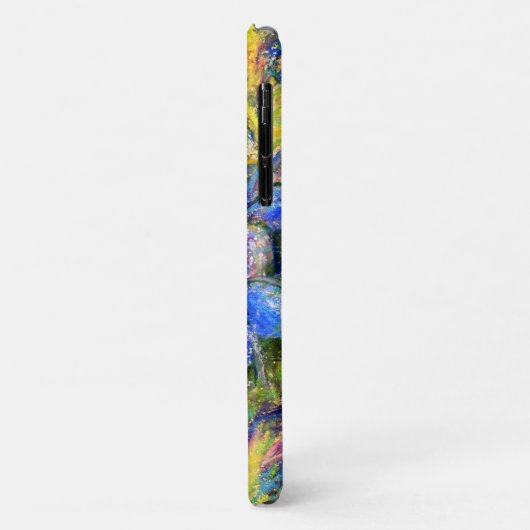 A Bee & Forget-me-not Flowers & Name Case-Mate iPhoneケース (裏面/左)