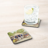 A. Bernati著刻まれるポリネシアのダンサー( コースター (右側)