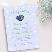 A Berry Sweetベビーは途中ブルーベリーボーイ 招待状