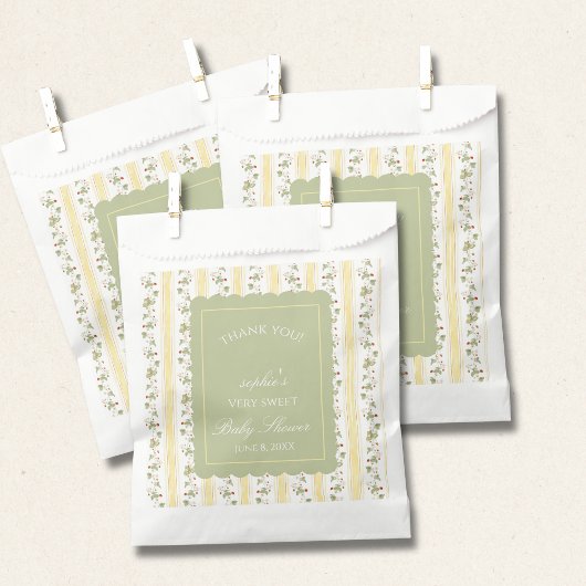 A berry sweet baby is on the way  フェイバーバッグ