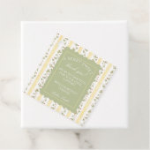 A berry sweet baby is on the way sage green border フェイバータグ (インサイチュ)