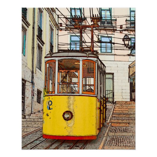 A Bica de Duarte Belo - Lisboa ポスター (正面)