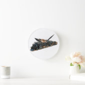 A Big Boy Steam Locomotive ラウンド壁時計 (ホーム)