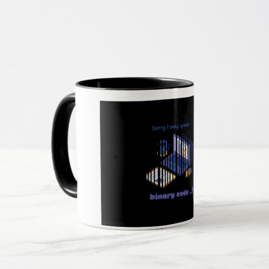 A Binary code マグカップ (正面左)