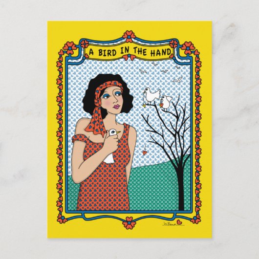 A Bird in the Hand_B_ポストカード ポストカード (正面)
