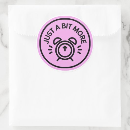 A Bit More Work is necessary Badge ラウンドシール (バッグ)