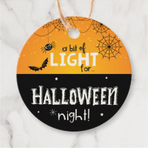 A Bit of Light for Halloween Night - Tags