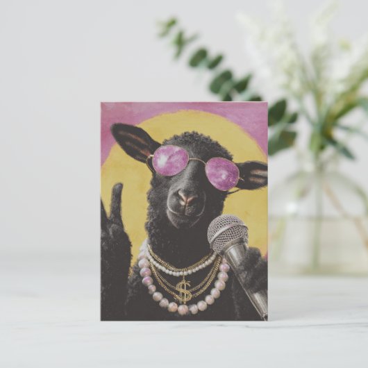 A Black Sheep Singer ポストカード (スタンド正面)