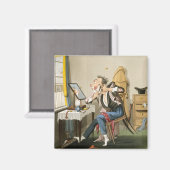 A Blank Razor, pub.狩り, 1827 （色付きエッチン） マグネット (正面/裏面)