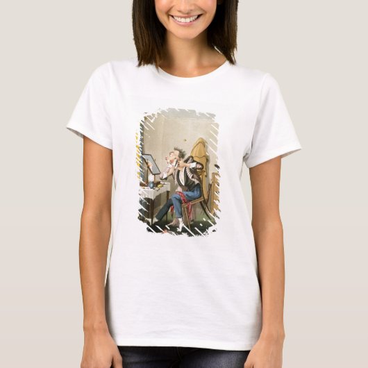 A Blank Razor, pub.狩り, 1827 (色付きエッチン) Tシャツ (正面)
