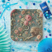 A Blooming Mythos – Mythical Victorian Design ペーパープレート (パーティー)