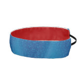 A blue headband with a subtle dotted pattern アスレチックヘッドバンド (右)