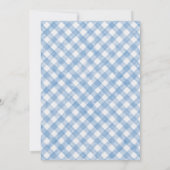 A Blue Jean Baby On The Way Baby Shower Invitation 招待状 (裏面)