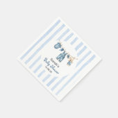 A Blue Jean Baby Shower スタンダードカクテルナプキン (角)
