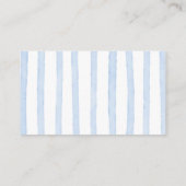 A Blue Jean Baby Shower Diaper Raffle Card エンクロージャーカード (裏面)