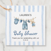 A Blue Jean Boy Baby Shower フェイバータグ (正面)