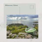 A Boat in Rohuneeme Estonia ポストカード (正面/裏面)