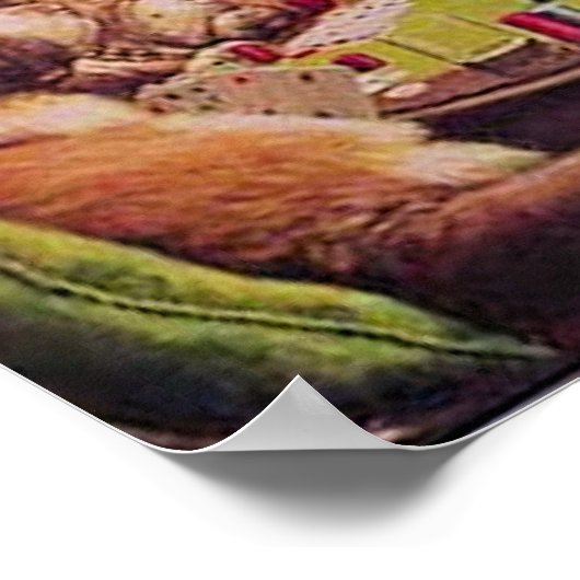 A Bold Bluff, Dogs Playing Poker, ポスター (角)