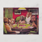 A Bold Bluff, Dogs Playing Poker, ポストカード (正面)