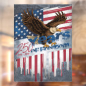 A bold illustration of an American symbol ウィンドウサイン (シート2)