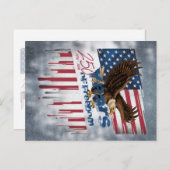 A bold illustration of an American symbol ポストカード (正面/裏面)