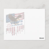 A bold illustration of an American symbol ポストカード (裏面)