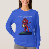 A Bold Red Lion Rampant Rises Tシャツ (正面)