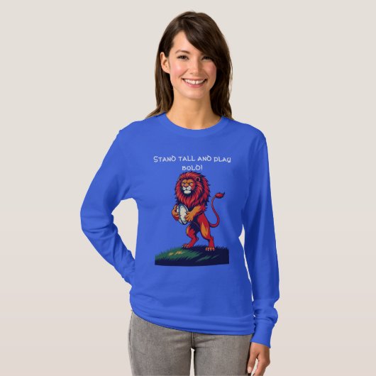 A Bold Red Lion Rampant Rises Tシャツ (正面フル)