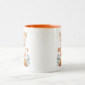 A Book a Day実保現遠くに-お洒落デザイン ツートーンマグカップ (中央)