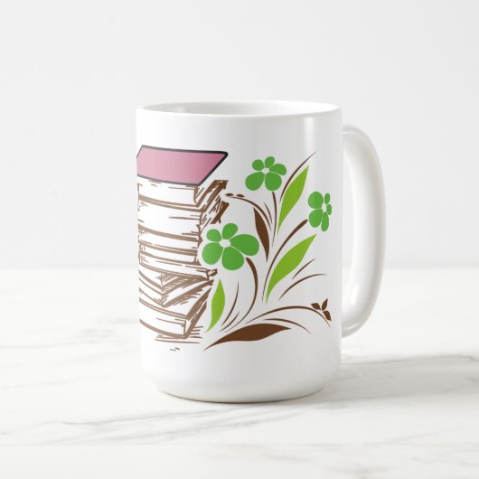 A Book a Day Keeps Reality Away コーヒーマグカップ (正面右)