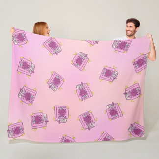 A Book A Day Reality保遠くに – 可愛い本好き フリースブランケット