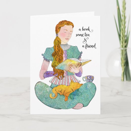 A Book and a Friend Card カード (正面)