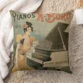 「A. Bord Pianos、パリ」のための広告(色 クッション (ブランケット)