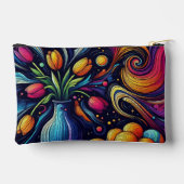 A bouquet of radiant tulips アクセサリーポーチ (裏面)