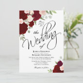 A Boutity of エレガント WatersBoho 結婚's 招待状 (スタンド正面)